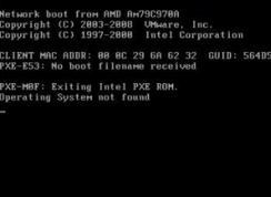 Կ޷ϵͳʾEXITING INTEL PXE ROM