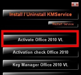 mini-KMS Activator(Office2010) V1.2 ɫ