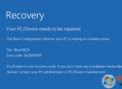 Win10系统开机报错BCD蓝屏，蓝屏0xc000000f的修复方法