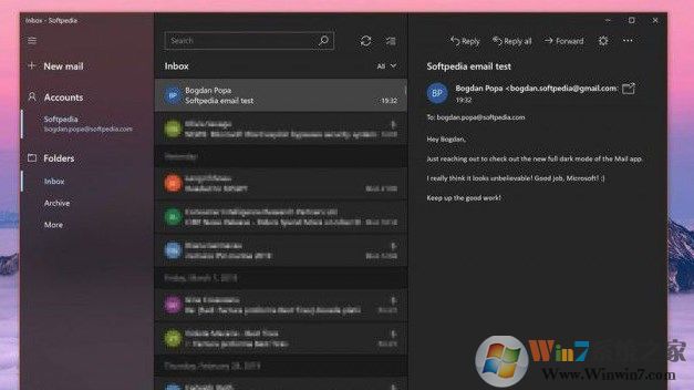 Windows 10 MailDarkɫ