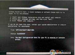 װWin7ϵͳEFI\microsoft\boot\bcd 0xc000000f