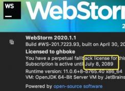 Webstorm激活码【长期更新】Webstorm2020最新破解激活码