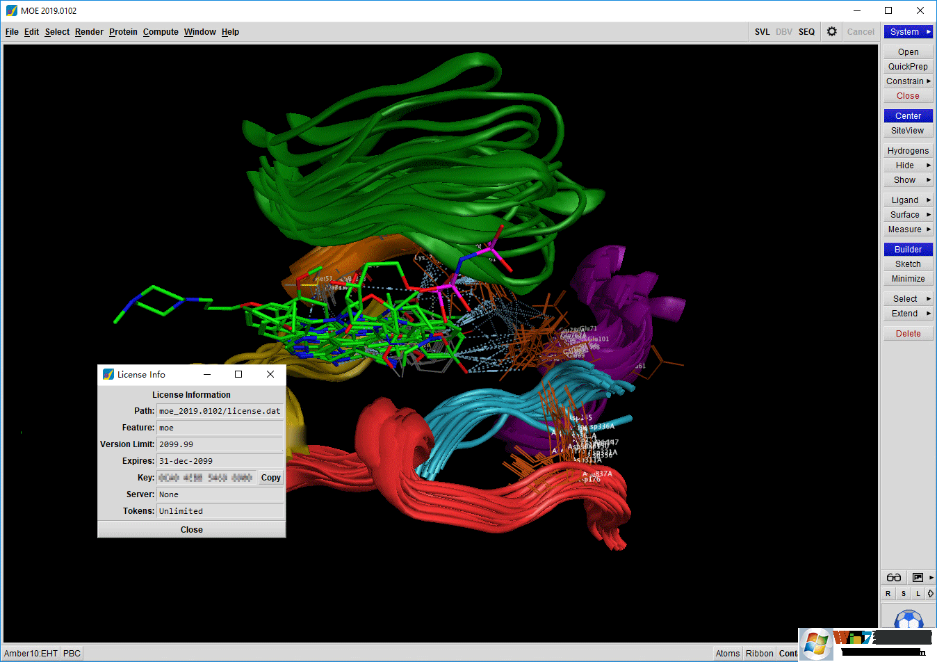 Molecular Operating Environment (MOE) 2019ƽ