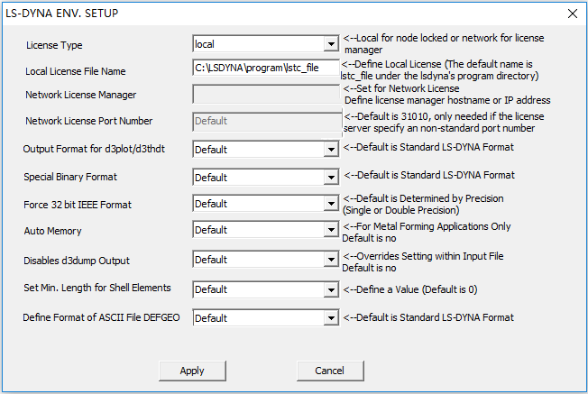 LS-DYNA SMP R11.0.0ƽ⼤