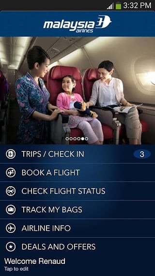 Malaysia Airlines APP