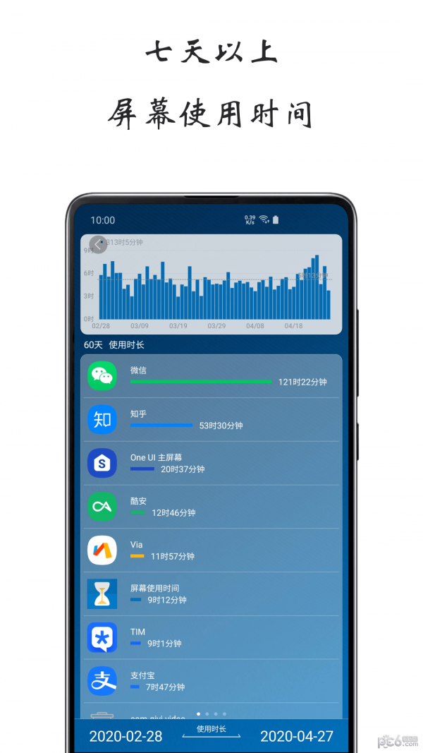 屏幕使用时间统计工具