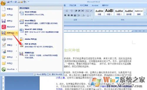 Word2007ĵôתPDF