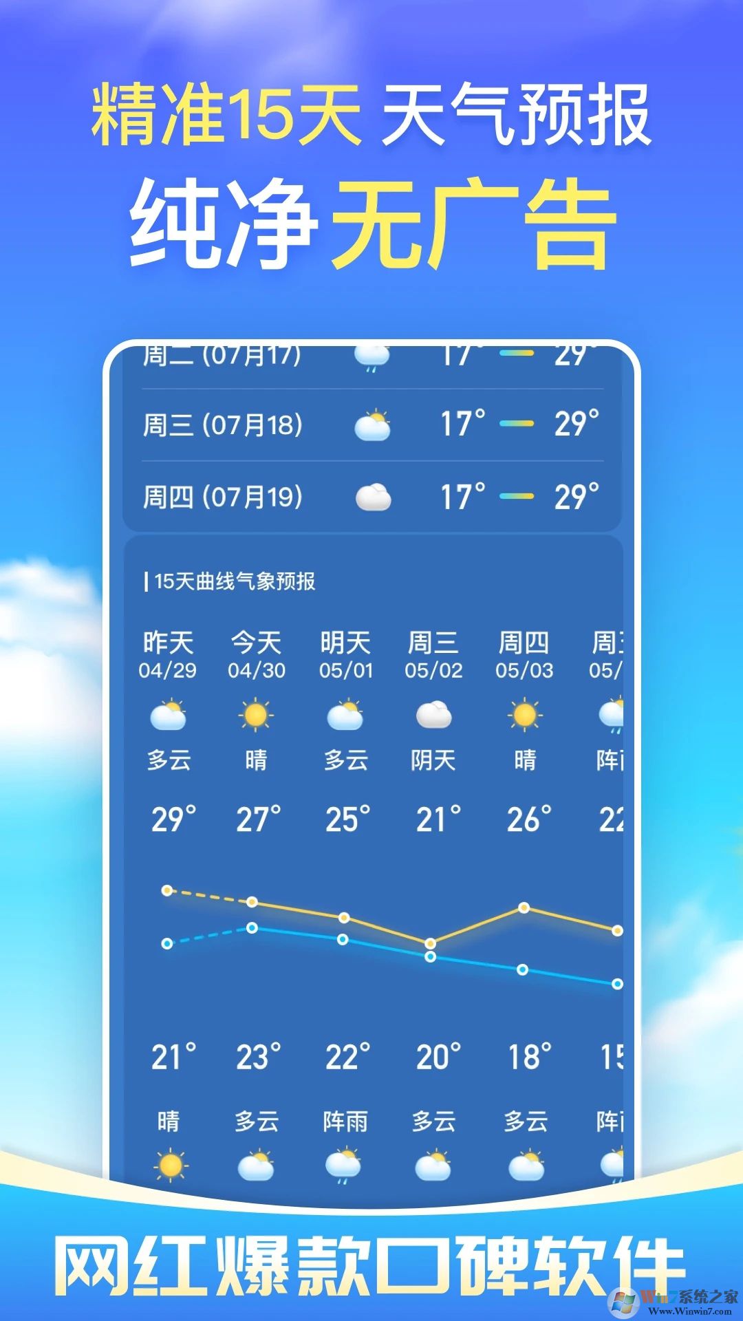 天气预报15天查询