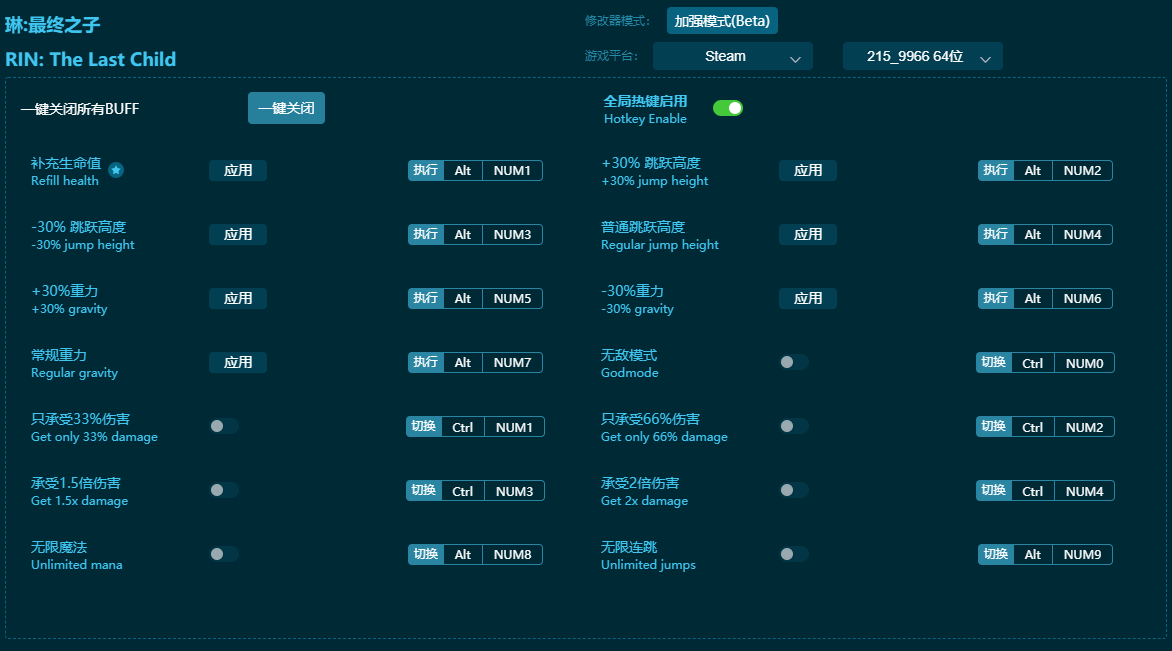 琳最终之子十四项修改器 v2024最新版