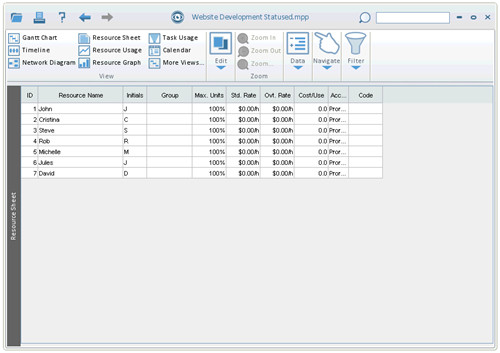 Steelray Project Viewer(MPP文件阅读器)