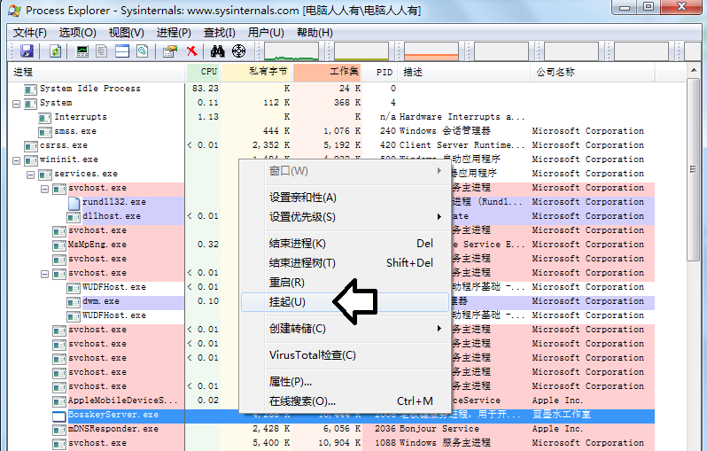 Process Explorer(任务管理器)