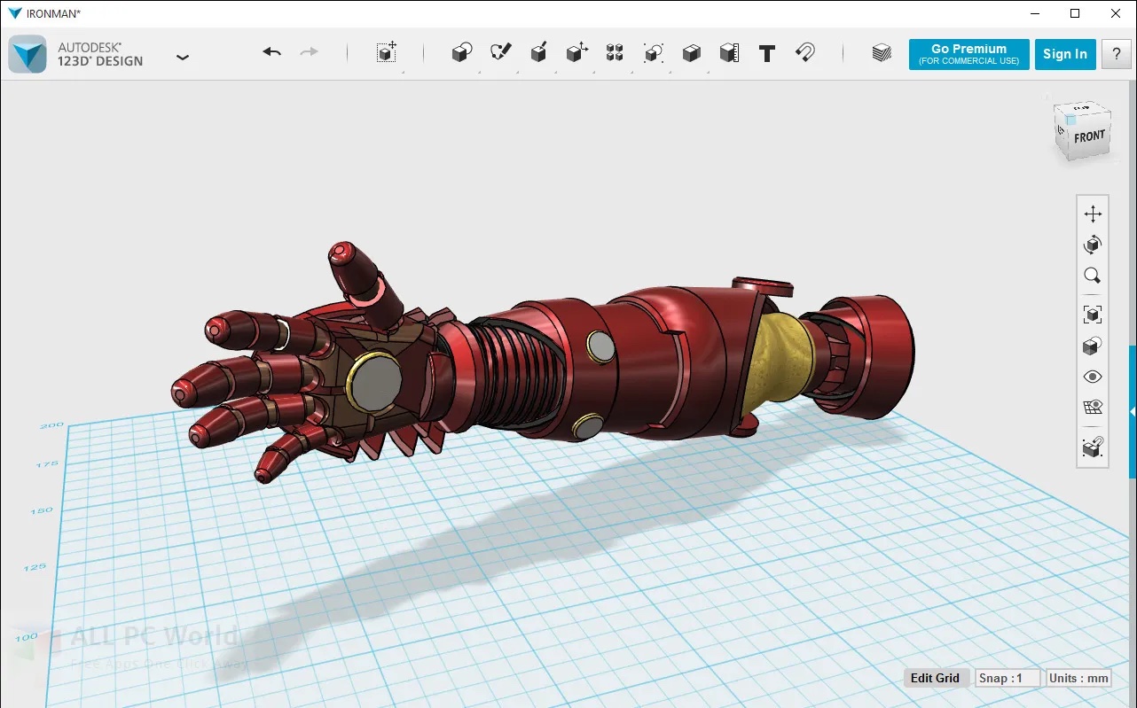 Autodesk 123d design汉化版