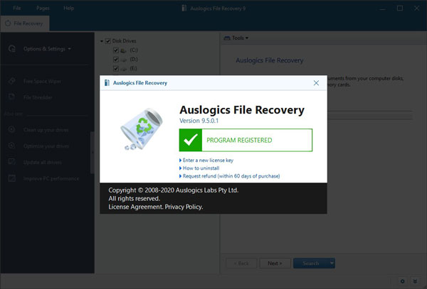 Auslogics File Recovery(数据恢复专家)