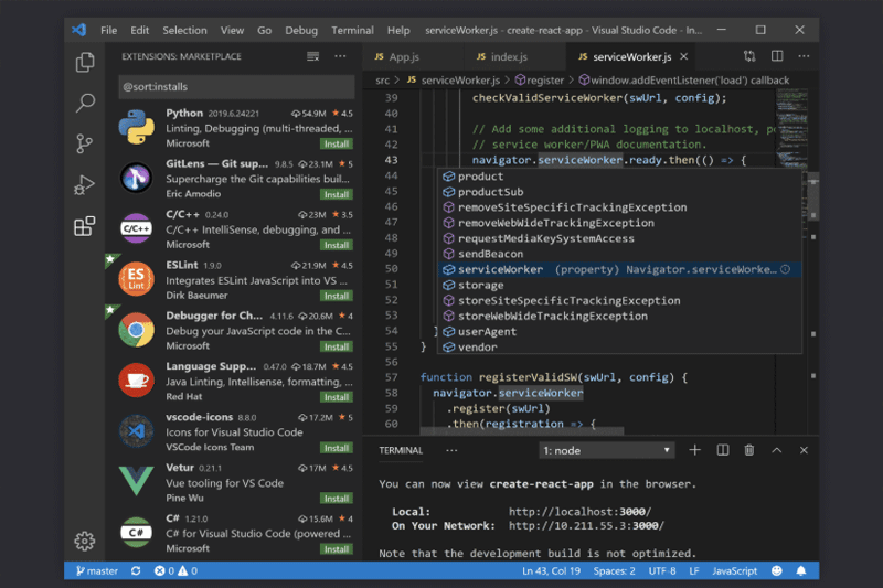 Visual Studio Code最新版