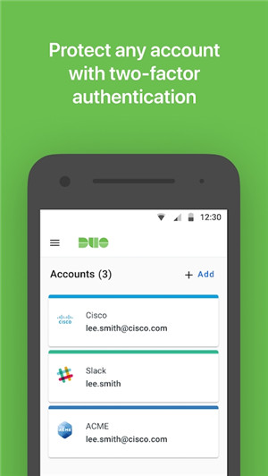 Duo Mobile双重认证工具中文版软件特点