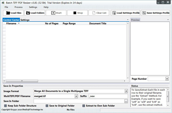 Batch TIFF PDF Resizer(PDF文件处理软件)