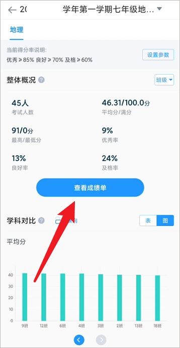 好分数教师版怎么查看学生成绩2