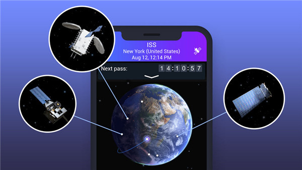 Satellite Tracker中文破解版软件特点