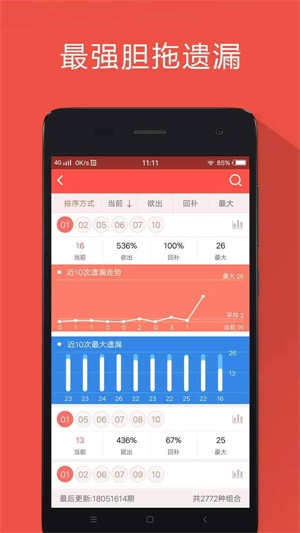 牛彩安卓APP彩票分析