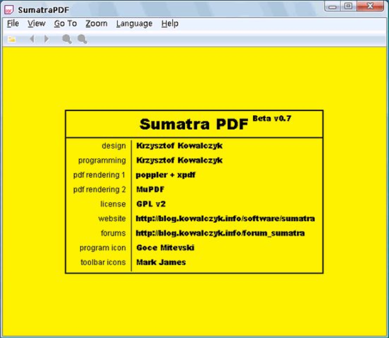 Sumatra PDF中文版