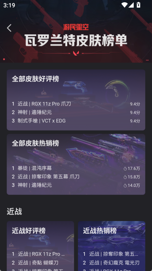 游民星空(瓦罗兰特皮肤排行)