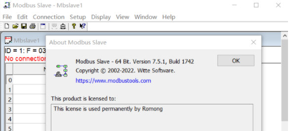 Modbus Slave(附教程)