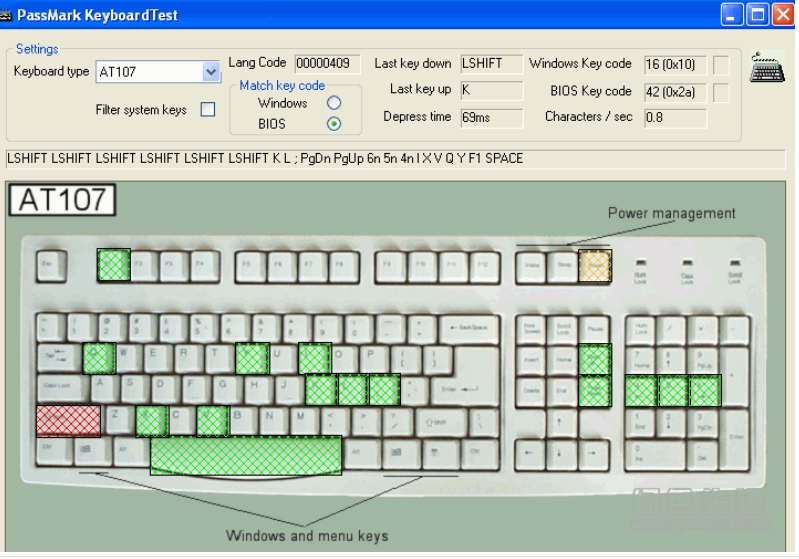 KeyboardTest(键盘测试工具)PC版