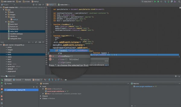 WebStorm(JS开发工具)中文版