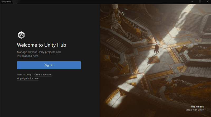 Unity Hub全新版