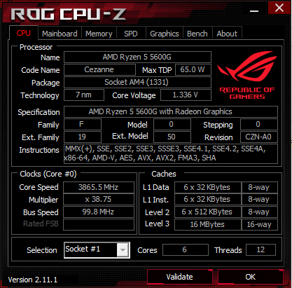 CPU-Z(处理器测试)
