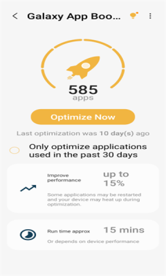 Galaxy app Booster(加速清理工具)